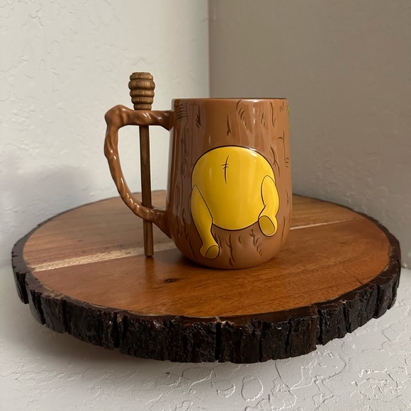 Disney Parks Winnie the Pooh Mug and Honey Dipper Set, 25. Ounces - Picture 3 of 5